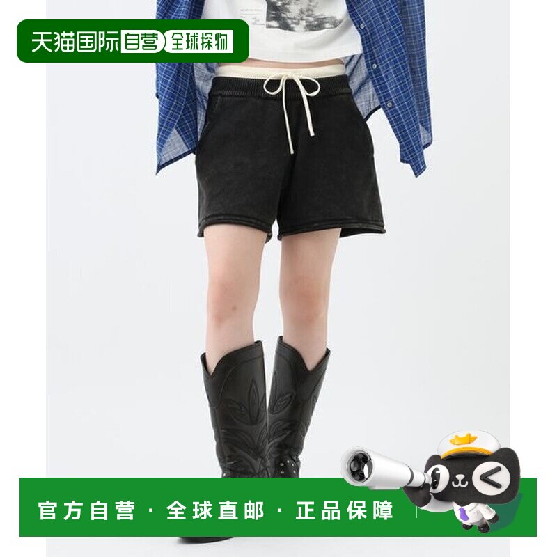 日本直邮JEANASIS 女装 双色针织短裤 782988休闲裤