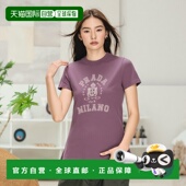 印花针织 香港直邮PRADA 花色 女士T恤 3557B16XSSOOOF0203