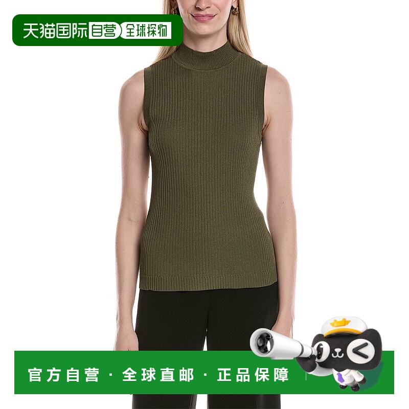 自营Jones New York Sutton Tank Top - green 美国奥莱直发背心