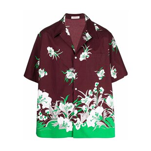 Valentino 印花图案短袖衬衫 XV0AAA908GB