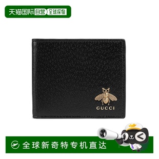 动物纹双折钱包 香港直邮GUCCI古驰