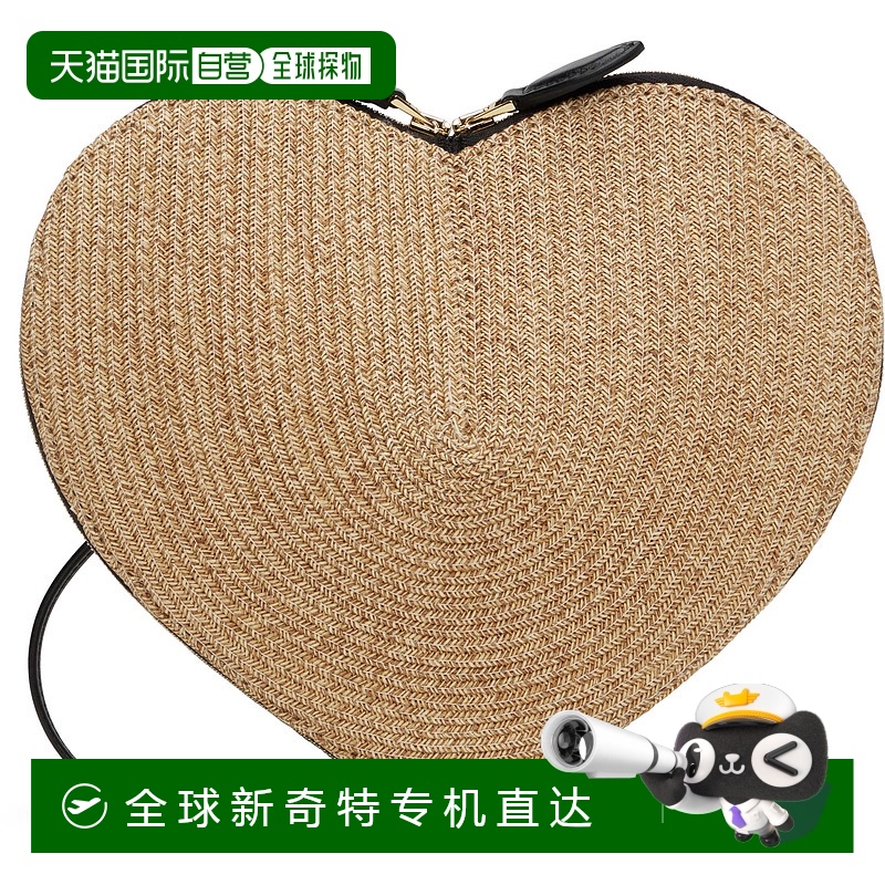 1h可退 香港直邮潮奢 Alaia 女士 驼色 Le Cœur 单肩包 AA1P003CA