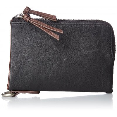 日本直邮device钱包时尚简约双折钱包大容量GLAND黑色做工精致