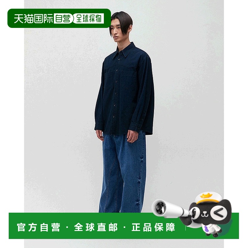 韩国直邮COOR 衬衫 CXC2SO15K-MNB潮流时尚休闲舒适百搭 高级感
