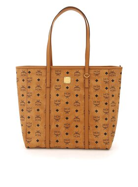 MCM 女士斜挎包 MWPAATN03CO 酒红色 双提手手提包