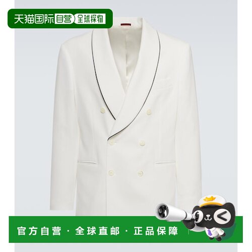 香港直邮BrunelloCucinelli布内罗 古奇拉利男士西装外套