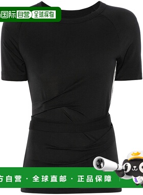 1h可退 香港直邮潮奢 Y-3 女士 天丝棉T恤 JD6002 black黑色 舒适