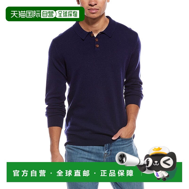 自营Brodie Cashmere Wool & Cashmere-Blend Trophy Neck Sweate