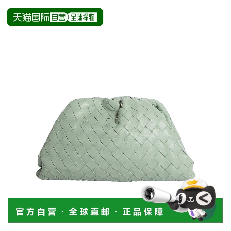 香港直邮Bottega Veneta BV 23FW 徽标编织手拿包 Women