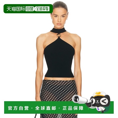 1h可退 香港直邮Simkhai 女士 Renlen 上衣 1262198K black黑色