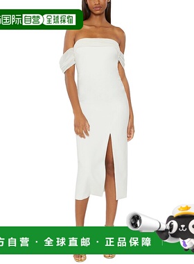 自营 LIKELY Midi Paz 连衣裙 - 白色 美国奥莱直发新款服饰