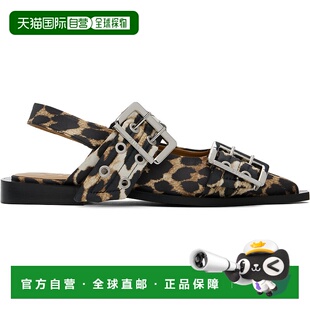 甘尼 女士 Satin 香港直邮潮奢 Femi 黑色 GANNI 1h可退 黄褐色