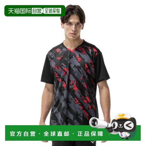 日本直邮MIZUNO 乒乓球服游戏衬衫 男女通用运动服 82JAD10609