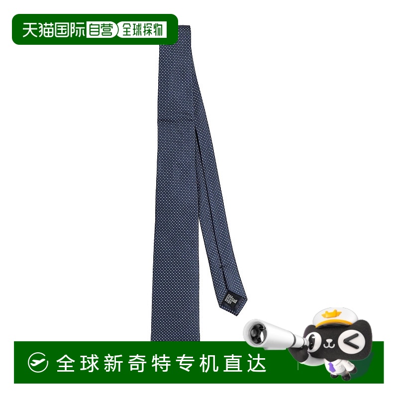 1h可退 香港直邮潮奢 Armani 阿玛尼 男士 蝴蝶结领带 blue蓝色