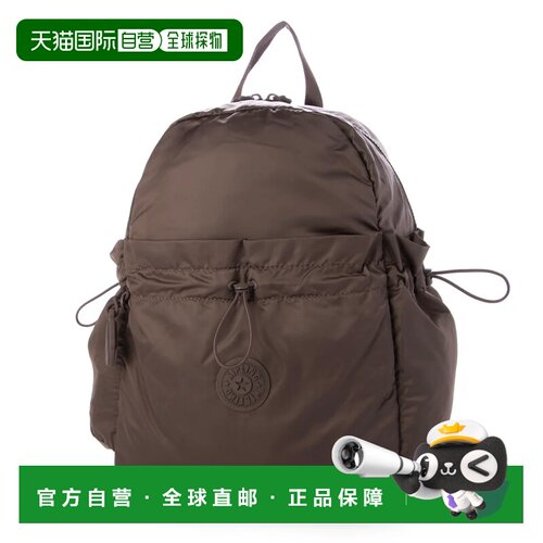 日本直邮Kipling AMITA 双肩包 简约摩卡色