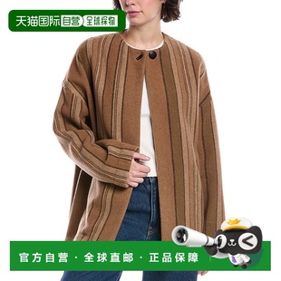 棕色 bone碎布和骨头意大利羊毛和羊绒混纺外套 美国奥 自营rag