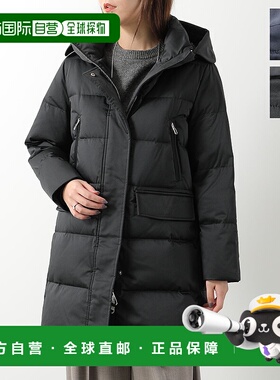 日本直邮DUNO CIRCE MESTRE 女士立领连帽缎面羽绒大衣