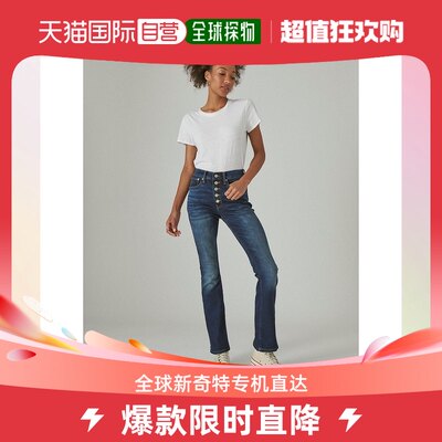 lucky brandLuckyBrand女式高腰Bianca靴子中号深蓝色 【美国奥莱