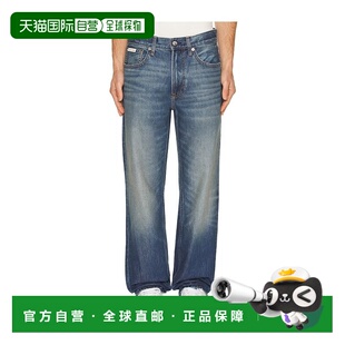 卡尔文 Klein 克莱恩 男士 直筒牛仔 1h可退 90s 香港直邮Calvin