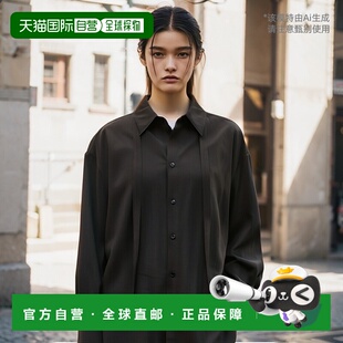 AW2024 1h可退 SH1051LF1308BR507 女士衬衫 黑 香港直邮LEMAIRE