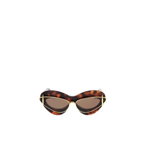 Loewe 双框太阳镜 LW40119I