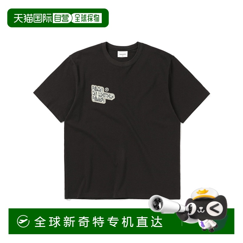 韩国直邮THISISNEVERTHAT 公用T恤Alphabet Tee Off Black TN241T