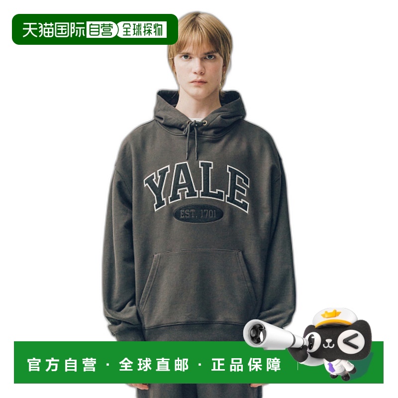 韩国直邮YALE秋冬新款韩版小熊校园日常复古卫衣男女同款YEF1HD30