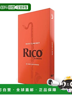 【日本直邮】达达里奥 簧片 适用于低音单簧管 硬度3.0 25片REA25