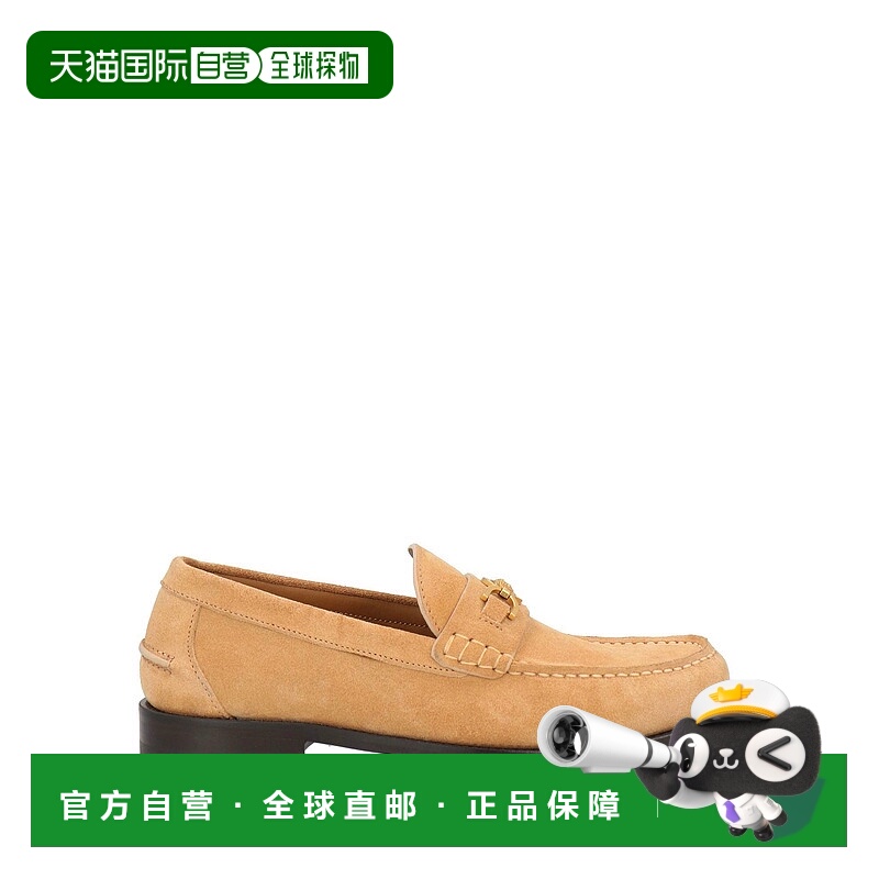 1h可退 香港直邮Versace 范思哲 男士 乐福鞋 brown棕色 舒适时尚