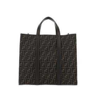 香港直邮FENDI 男士手提包 7VA390AG0MF19KW SS2025 棕色 Shopper