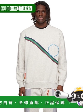 1h可退 香港直邮潮奢 paul smith 男士 独家发售灰色套头衫 M1R71