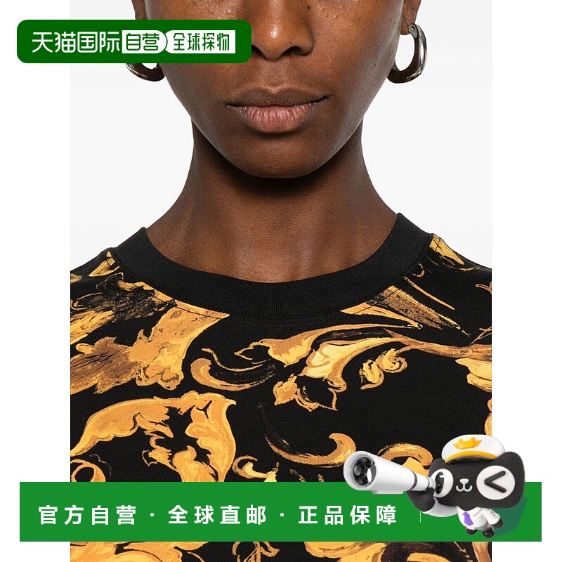 1h可退 香港直邮Versace Jeans Couture 女士T恤 79HAH608JS504G8