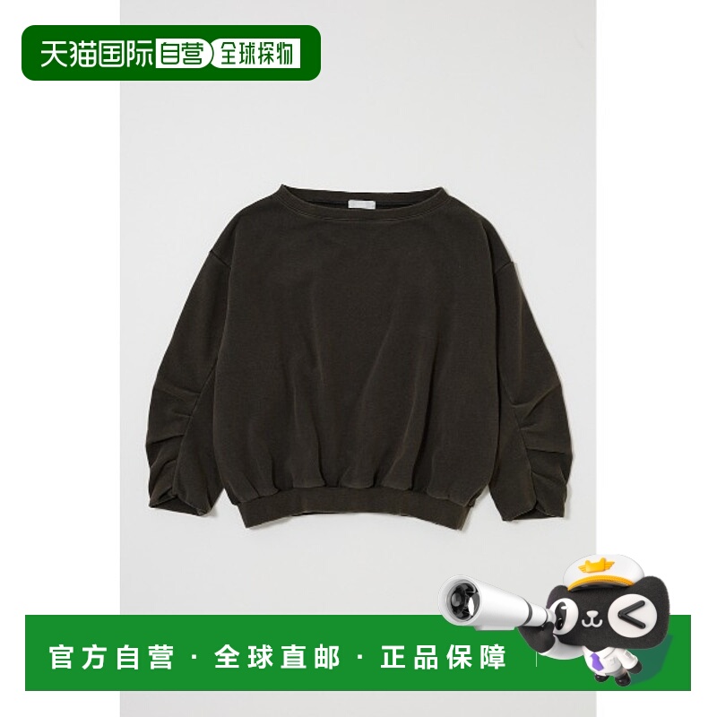 1h可退 日本直邮MOUSSY 女装 宽松落肩设计 洗旧感连帽卫衣 010IA