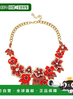 自营eye candyAmata Statement 项链 红色 红色 美国奥莱直发