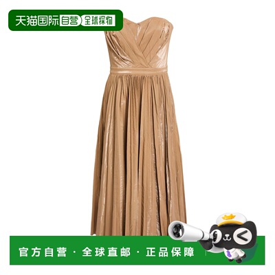 1h可退 香港直邮潮奢 Elisabetta Franchi 女士 褶裥连衣裙