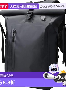 【日本直邮】宜丽客 防水卷口背包 防灾款 黑色 BM-BPWP02BK