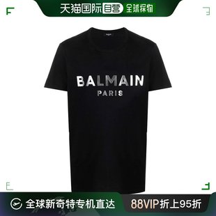 EAC 舒适1XH1EF000BB29 T恤黑色短袖 Balmain巴尔曼男士