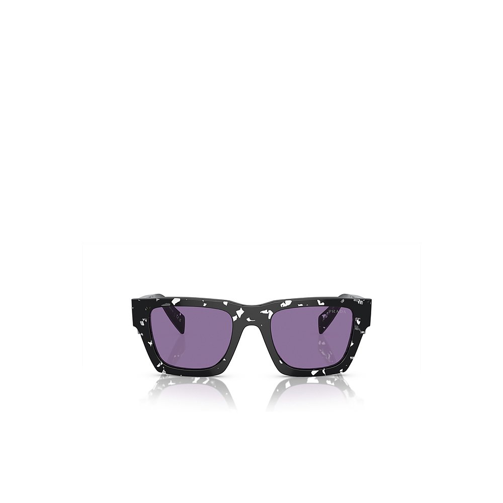 PRADA 男士太阳镜 PRA06S15O50B SS2024 紫色 几何形框太阳镜