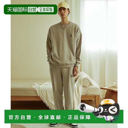 韩国直邮WAIKEI韩国小众设计师狗狗图案时尚日常裤子YK21STPT07