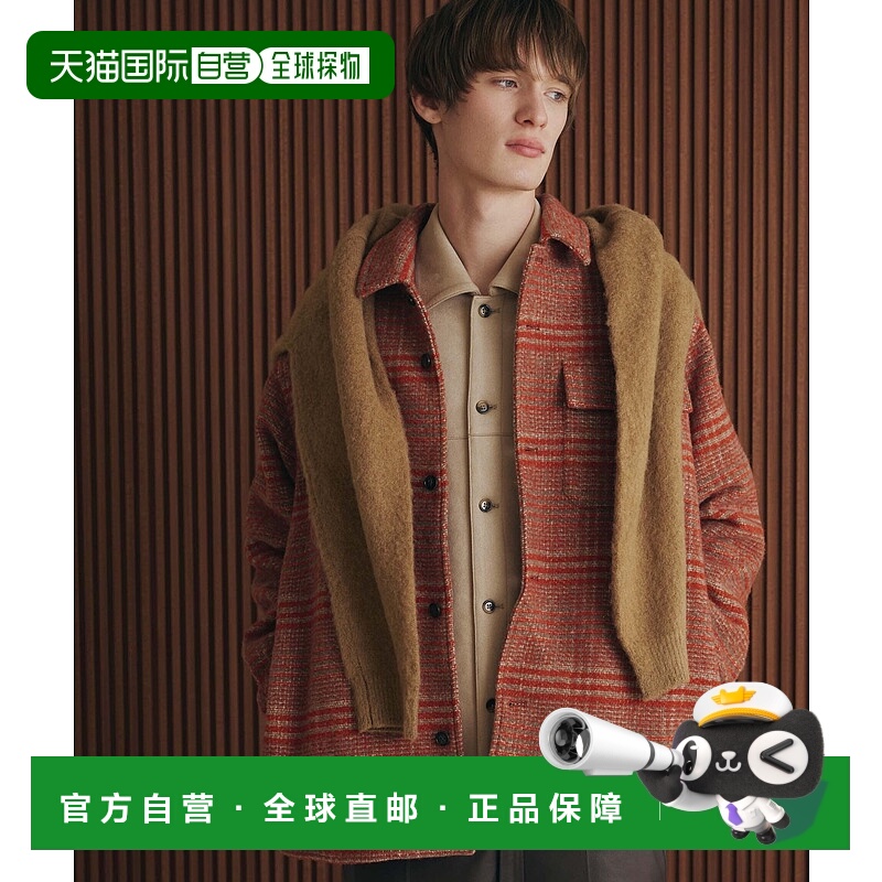 日本直邮NANO universe 无品牌 银色宽松衬衫夹克