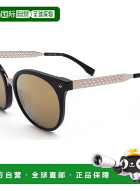 自营 Lacoste女式55mm黑色太阳镜-黑色 美国奥莱直发