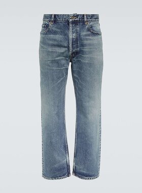 Saint Laurent 圣罗兰 男士 Mick 直筒牛仔裤 001124