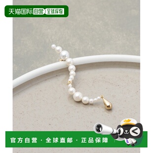 日本直邮GALLARDAGALANTE 女士 真珠单边耳环 设计感优雅珍珠耳饰