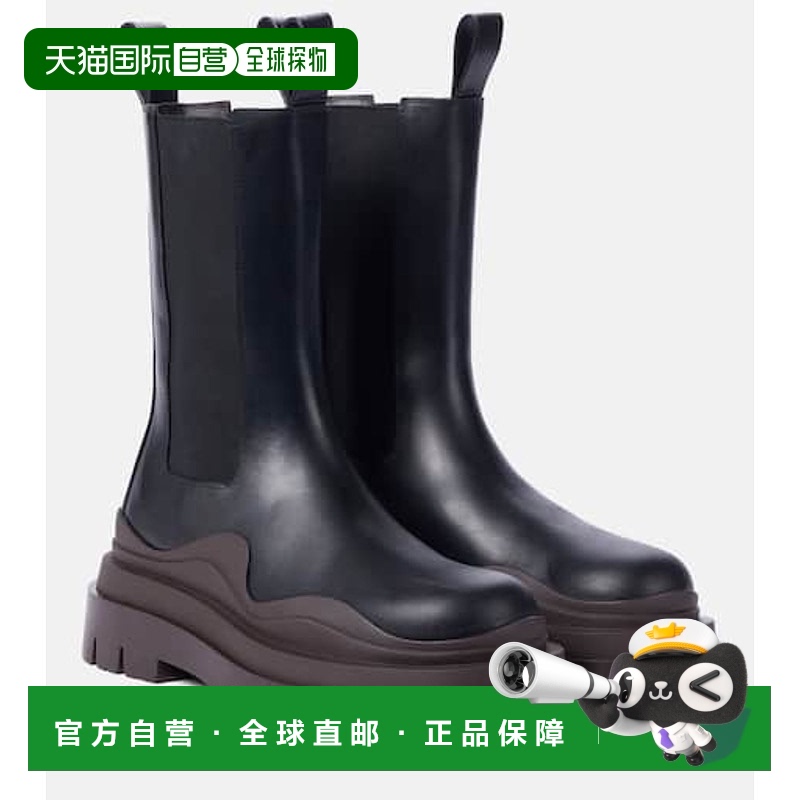 1h可退 香港直邮Bottega Veneta 葆蝶家 女士 Tire 皮质短靴 0009