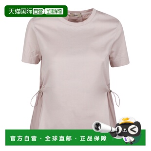 香港直邮HERNO 女士T恤 JG000224D520064035 SS2026 粉红色