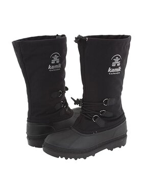 香港直邮潮奢 kamik 男士 Canuck 雪地靴 black黑色 舒适时尚保暖