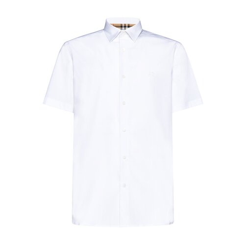 BURBERRY 男士衬衫 80795941 CO 白色 短袖衬衫