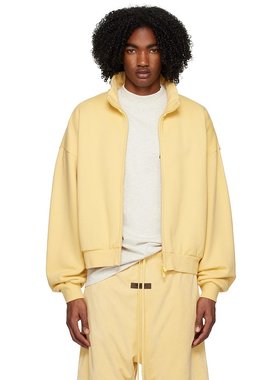 潮奢 Essentials 男士 黄色拉链夹克 192BT225072FW