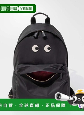 日本直邮Anya Hindmarch Anya Life 背包 Eyes 黑色 ECONYL 再生