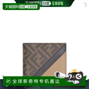 7M0001AJF8F1EGA logo 男士 over 香港直邮FENDI All 钱包 棕色